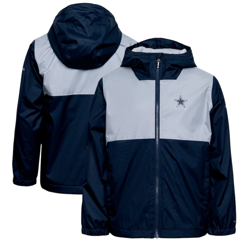 NWT Columbia | NFL Dallas Cowboys Omni-Tech Full Zip Hooded Jacket